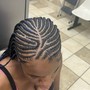 Feed in braids any style