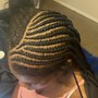 Feed in braids any style