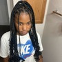 Feed in braids any style