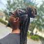 Loc Retwist + Style (Up Do)