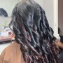 Shampoo~ Blowdry~ Braid Down