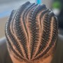 10-20 feed-in Braids w/design