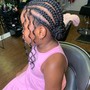 Feed-in ponytail Braids medium