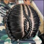 Full Head Braided Singles (Medium)