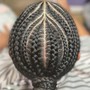 Full Head Braided Singles (Medium)