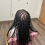 Large boho knotless Braids