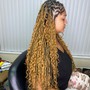 Large Knotless Braids