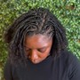 Two strand Twists on natural hair- Neck length