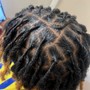 Retwist locs