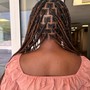 Medium knotless Braids