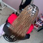 Medium knotless Braids