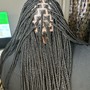 Individual Braids mind back length