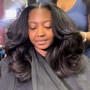 Closure wig install