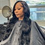 Closure wig install