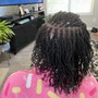 Kinky Twist over locs