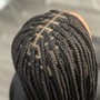 Box Braids waist length