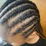 Medium knotless Braids