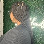 Medium Knotless Braids