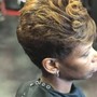 Relaxed Hair- Relaxer Spot on Back and Sides of Head