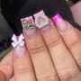 Detailed 3D Nail Art