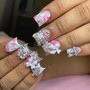 Detailed 3D Nail Art