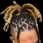 Locs dye with bleach or without bleach