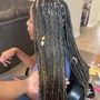 Large Knotless Braids