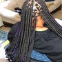 Large Knotless Braids