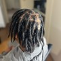 Invisible locs Men