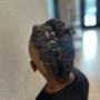 Kid's Braids individual with no added hair