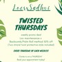 “Twisted Thursdays” deal (Loc maintenance x Backcomb/Palm Roll method )