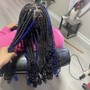 Small Knotless Box Braids