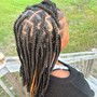 Medium Knotless Braids