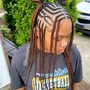 Kid's knotless braids