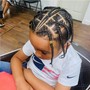 Kid's knotless braids