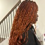 Boho Knotless Braids