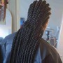 7 and up Cornrows feed in stitch Braids any Length