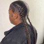 2 Feed In Braids