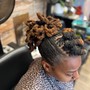 Loc Updo Style