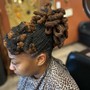 Loc Updo Style