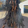 Large knotless braids