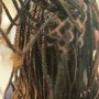 Extended Two Strand Twist with Locs