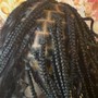 Extended Two Strand Twist with Locs