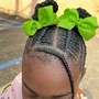 Kids Natural Two Ponytails (Jumbo braid style)