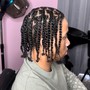 Double strand twist  (no wash)