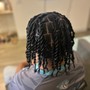 Small Straight Back Cornrows