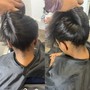 Relaxer Retouch and style