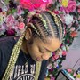 Medium Knotless Boho Braids