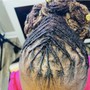 Starter Locs Half of head