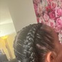 Stylist cornrows